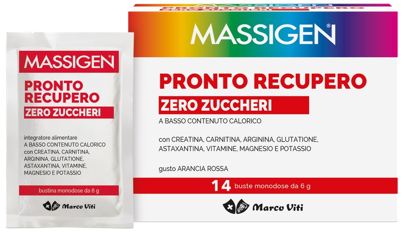MASSIGEN PRONTO RECUPERO ZERO ZUCCHERI 14 BUSTINE - Fontenova srl
