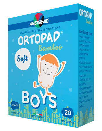 CEROTTO OCULARE PER ORTOTTICA ORTOPAD SOFT BOYS JUNIOR 20 PEZZI - Fontenova srl