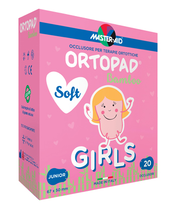 CEROTTO OCULARE PER ORTOTTICA ORTOPAD SOFT GIRLS JUNIOR 20 PEZZI - Fontenova srl