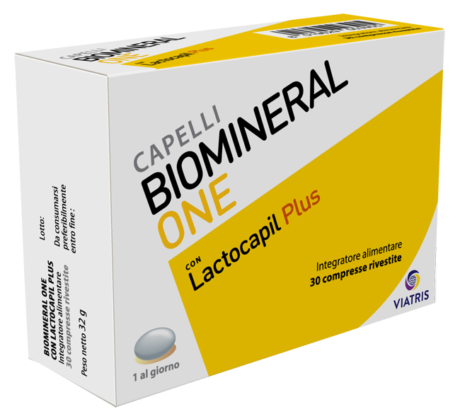 BIOMINERAL ONE LACTOCAPIL PLUS 30 COMPRESSE - Fontenova srl