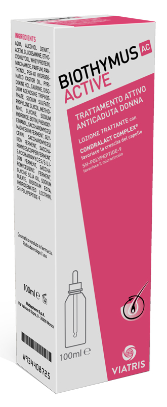 BIOTHYMUS AC ACTIVE TRATTAMENTO ATTIVO ANTICADUTA DONNA LOZIONE 100 ML - Fontenova srl