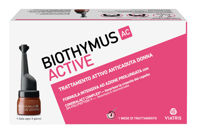 BIOTHYMUS AC ACTIVE TRATTAMENTO ATTIVO ANTICADUTA DONNA 10 FIALE - Fontenova srl