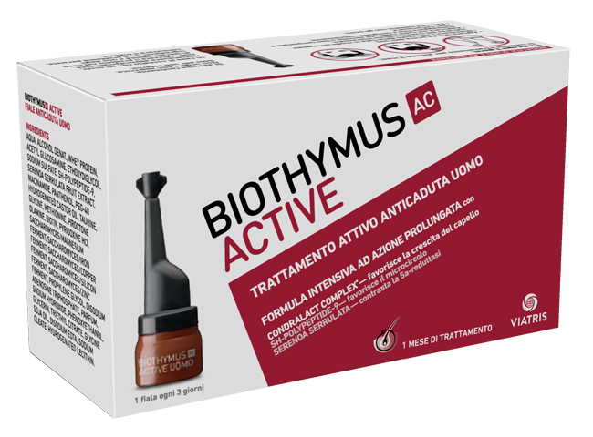 BIOTHYMUS AC ACTIVE TRATTAMENTO ATTIVO ANTICADUTA UOMO 10 FIALE 3,5 ML - Fontenova srl