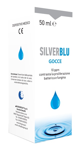 SILVER BLU GOCCE 50 ML - Fontenova srl