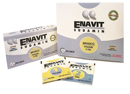 ENAVIT SUDAMIN BIFASICO 6 BUSTINE POLVERE + 6 BUSTINE GEL - Fontenova srl