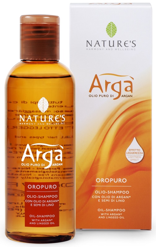 ARGA' OLIO SHAMPOO 200 ML NATURE'S - Fontenova srl