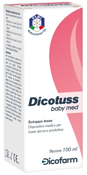 SCIROPPO TOSSE DICOTUSS BABY MED 100 ML GUSTO FRAGOLA DI BOSCO - Fontenova srl