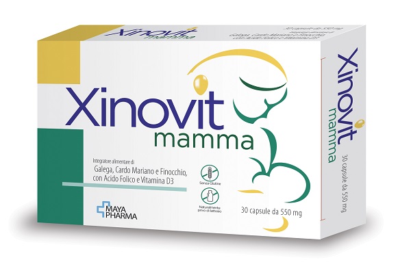 XINOVIT MAMMA 30 CAPSULE SENZA GLUTINE NATURALMENTE PRIVO DI LATTOSIO - Fontenova srl