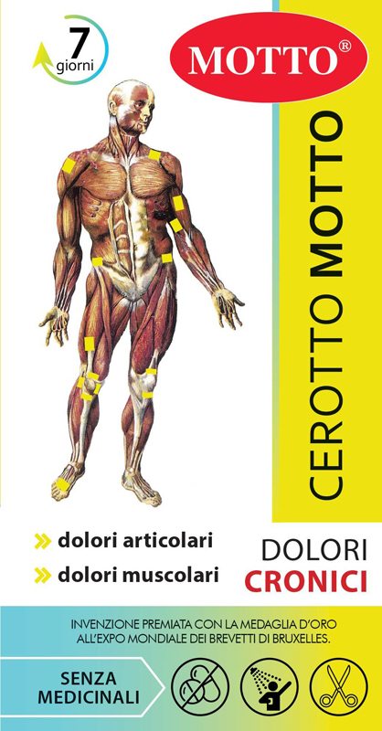 CEROTTO MOTTO ANALGESICO DA RITAGLIARE 5 X 15 CM 2 PEZZI - Fontenova srl