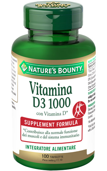 VITAMINA D3/1000 100 TAVOLETTE - Fontenova srl