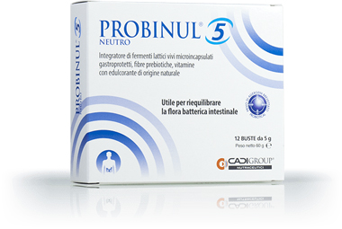 PROBINUL 5 NEUTRO 12 BUSTINE - Fontenova srl