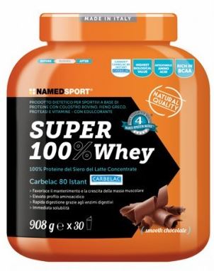 SUPER100% WHEY SMOOTH CHOCOLATE 908 G - Fontenova srl