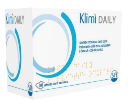 KLIMI' DAILY 30 SALVIETTINE DETERGENTI MONOUSO STERILI PER L'IGIENE OCULARE - Fontenova srl