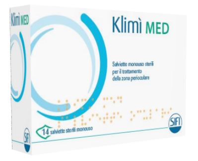 KLIMI' MED 14 SALVIETTINE DETERGENTI MONOUSO STERILI PER L'IGIENE OCULARE - Fontenova srl
