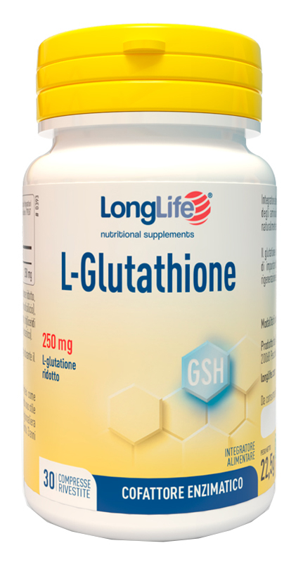 LONGLIFE L-GLUTATHIONE 250 MG 30 COMPRESSE - Fontenova srl