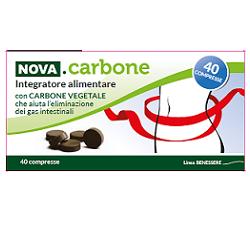 NOVA CARBONE VEGETALE 40 COMPRESSE - Fontenova srl