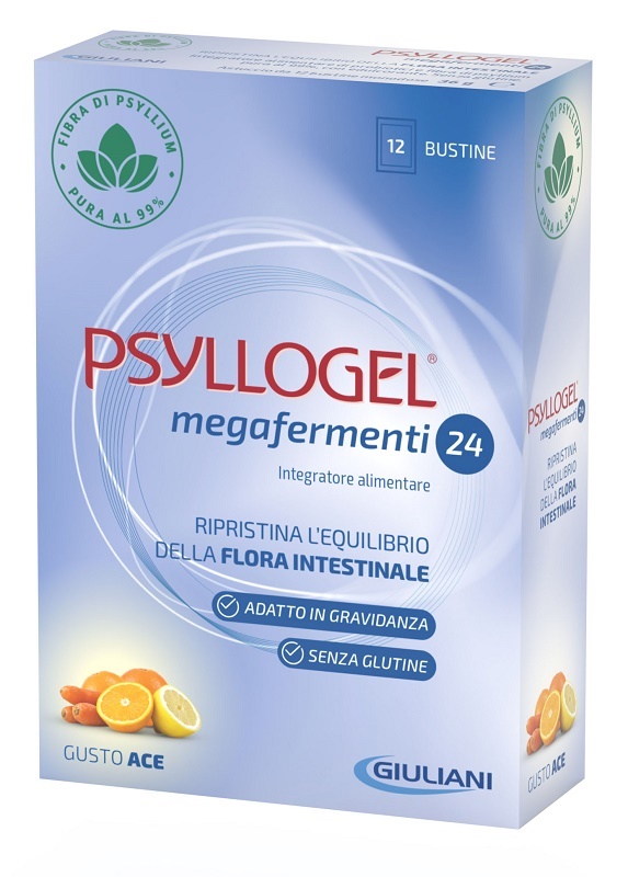 PSYLLOGEL MEGAFERMENTI 24 ACE 12 BUSTE 3 G - Fontenova srl