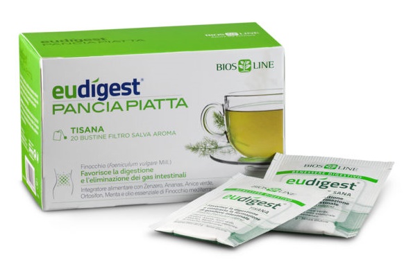 BIOSLINE EUDIGEST TISANA DOPOPASTO 20 BUSTE 40 G - Fontenova srl