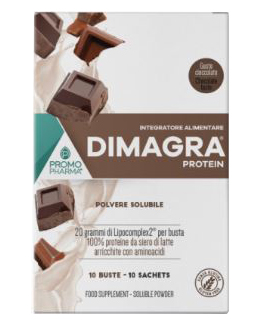 DIMAGRA PROTEIN CIOCCOLATO 10 BUSTE - Fontenova srl