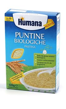 HUMANA PUNTINE BIOLOGICHE PASTINA 320 G - Fontenova srl