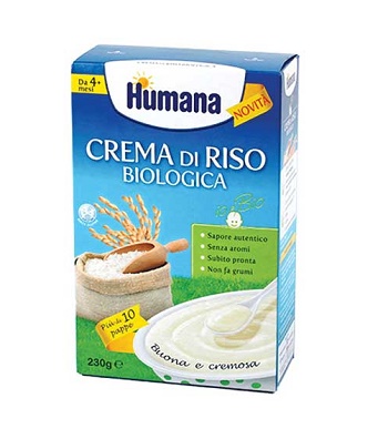 HUMANA CREMA DI RISO BIOLOGICO 230 G - Fontenova srl