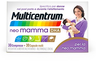 MULTICENTRUM NEO MAMMA DHA 30 COMPRESSE + 30 CAPSULE MOLLI - Fontenova srl