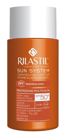 RILASTIL SUN SYSTEM PHOTO PROTECTION THERAPY SPF50+ COMFORT COLOR 50 ML - Fontenova srl