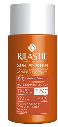RILASTIL SUN SYSTEM PHOTO PROTECTION THERAPY SPF50+ COMFORT FLUIDO 50 ML - Fontenova srl