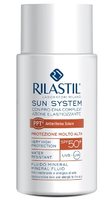 RILASTIL SUN SYSTEM PHOTO PROTECTION THERAPY SPF50+ FLUIDO MINERAL 50 ML - Fontenova srl