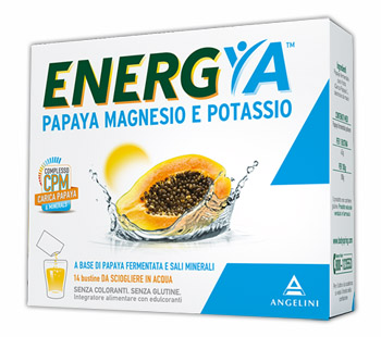 ENERGYA PAPAYA MAGNESIO POTASSIO 14 BUSTINE - Fontenova srl