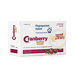 FITOPREPARATORI ITALIANI CRANBERRY 16 BUSTINE 2,5 G - Fontenova srl