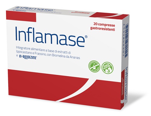 INFLAMASE 20 COMPRESSE GASTRORESISTENTI - Fontenova srl
