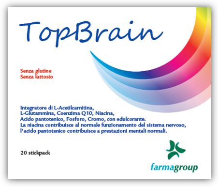 TOPBRAIN 20 STICK 4,5 G - Fontenova srl