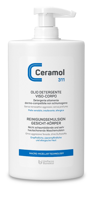 CERAMOL 311 OLIO DETERGENTE VISO/CORPO 400 ML - Fontenova srl