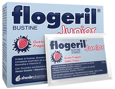 FLOGERIL JUNIOR FRAGOLA 20 BUSTINE - Fontenova srl