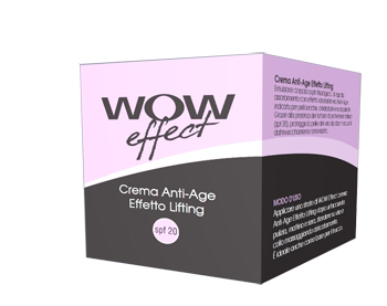 WOW EFFECT CREMA ANTIAGE EFFETTO LIFTING SPF 20 50 ML - Fontenova srl