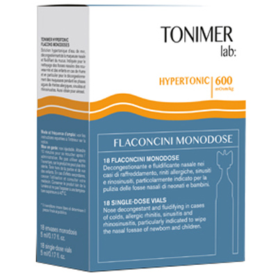 TONIMER LAB HYPERTONIC 18 FLACONCINI MONODOSE - Fontenova srl