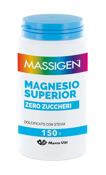 MASSIGEN MAGNESIO SUPERIOR ZERO ZUCCHERI 150 G - Fontenova srl