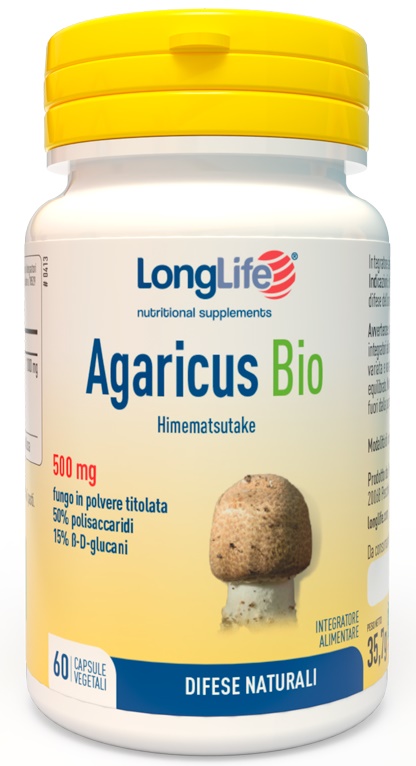 LONGLIFE AGARICUS BIO 60 CAPSULE VEGETALI - Fontenova srl