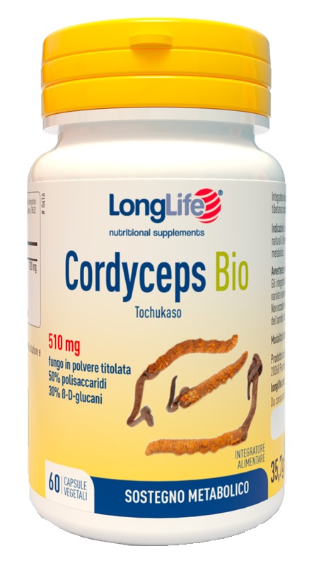 LONGLIFE CORDYCEPS BIO 60 CAPSULE VEGETALI - Fontenova srl
