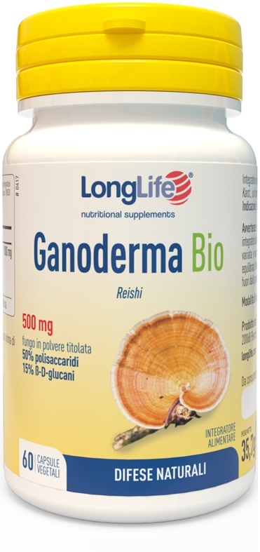 LONGLIFE GANODERMA BIO 60 CAPSULE - Fontenova srl
