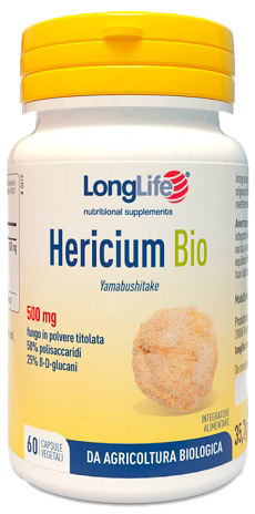 LONGLIFE HERICIUM BIO 60 CAPSULE VEGETALI - Fontenova srl
