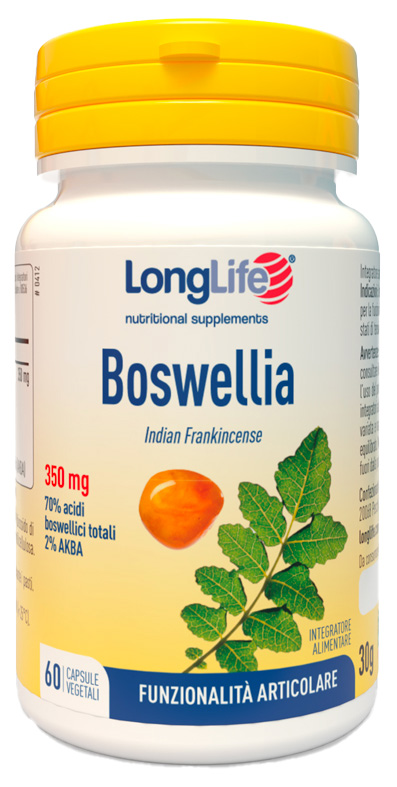 LONGLIFE BOSWELLIA 60 CAPSULE VEGETALI - Fontenova srl