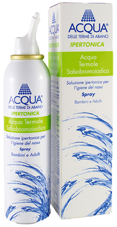 ACQUA DELLE TERME DI ABANO IPERTONICA SPRAY IRRIGAZIONE NASALE 125 ML - Fontenova srl