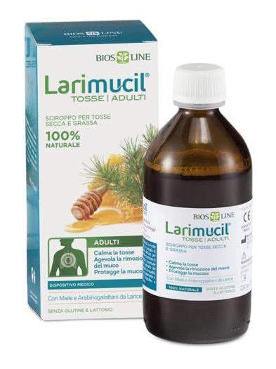 LARIMUCIL TOSSE TOSSE ADULTI SCIROPPO CE 0476V 230 G 175 ML - Fontenova srl
