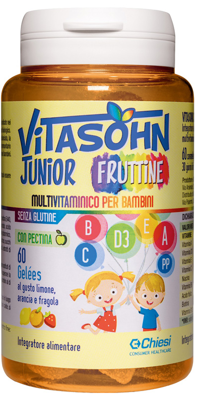 VITASOHN JUNIOR FRUTTINE 60 CARAMELLE - Fontenova srl