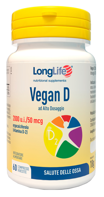 LONGLIFE VEGAN D 60 COMPRESSE - Fontenova srl