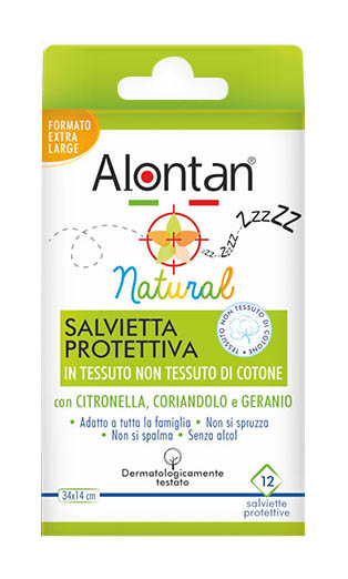 ALONTAN NATURAL SALVIETTA MONOUSO 12 PEZZI - Fontenova srl