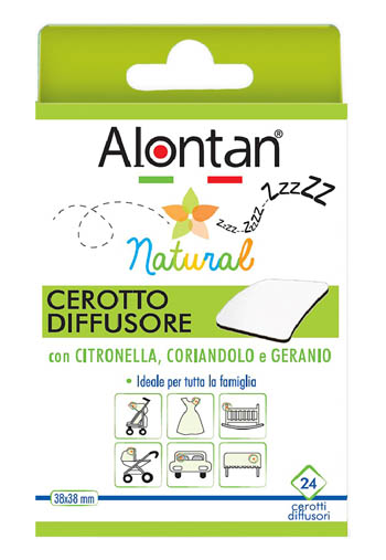 ALONTAN NATURAL CEROTTO ANTIZANZARA ADESIVO 21 PEZZI - Fontenova srl