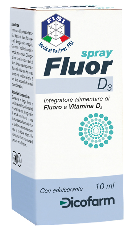 FLUORD3 SPRAY 10 ML - Fontenova srl